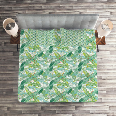 Island Coastal Floral Coverlet