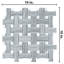 Llama Dog Bone Basketweave 10 In. X 10 In. Porcelain Mosaic Floor and Wall Tile-1954459788