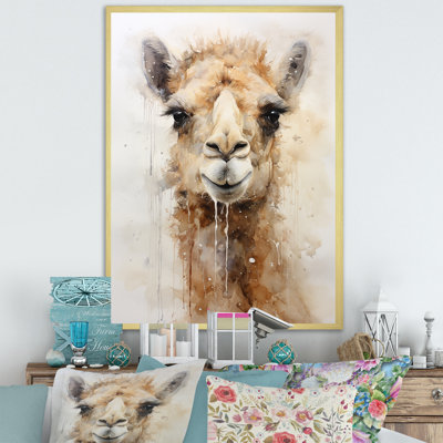 Minimalisme beige chameau - reproductions d'art mural chameau
