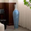 Vase de plancher moderne en or brossé pour une décoration élégante et polyvalente