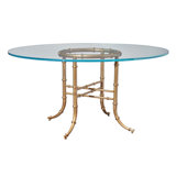 Trouvé Round Glass Dining Table
