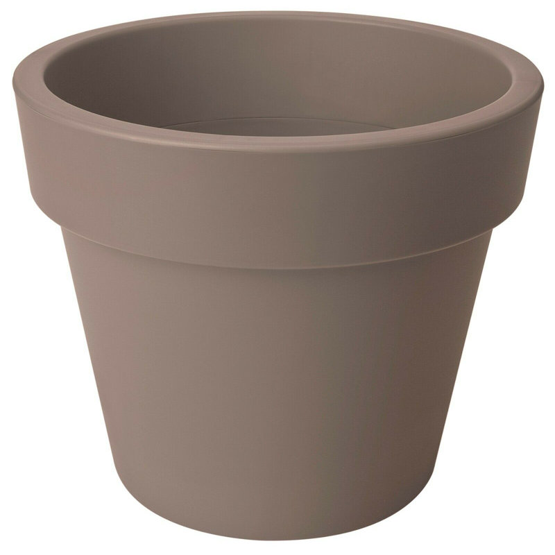 Pot Planter, Taupe, 33cm H x 40cm W x 40cm D