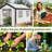 10' X 7' Greenhouse, Outdoor Garden Warm House With 2 Zippered Doors, 4 Windows & Cover, White Weather