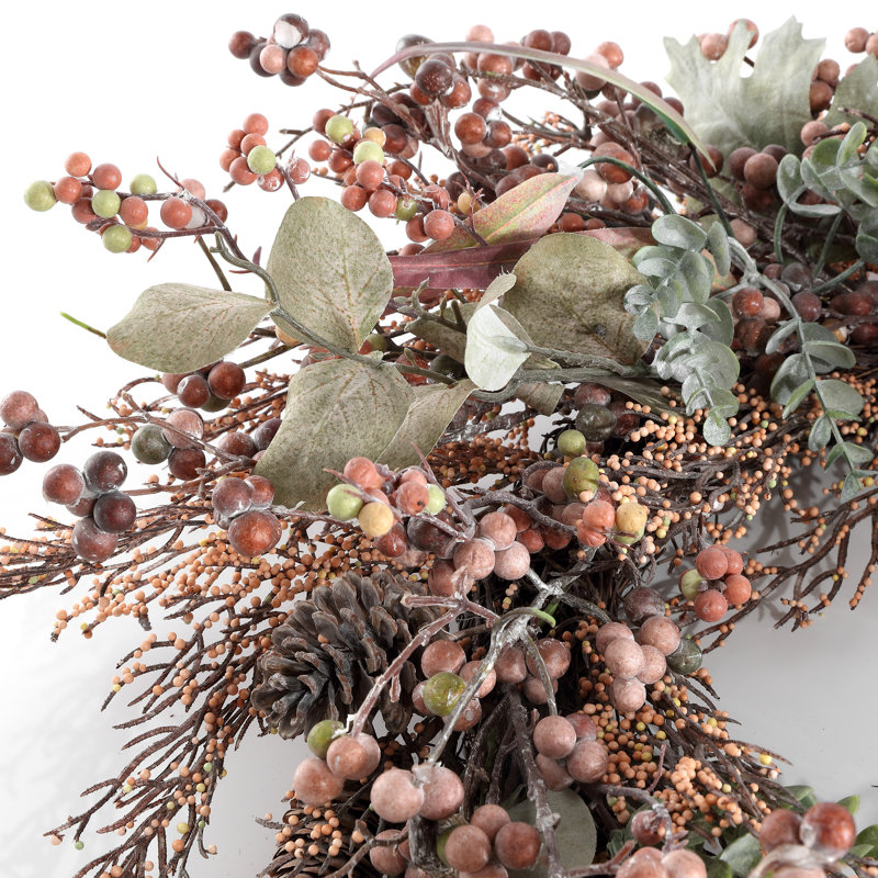 Couronne en PVC 26 po Berry and Acorn