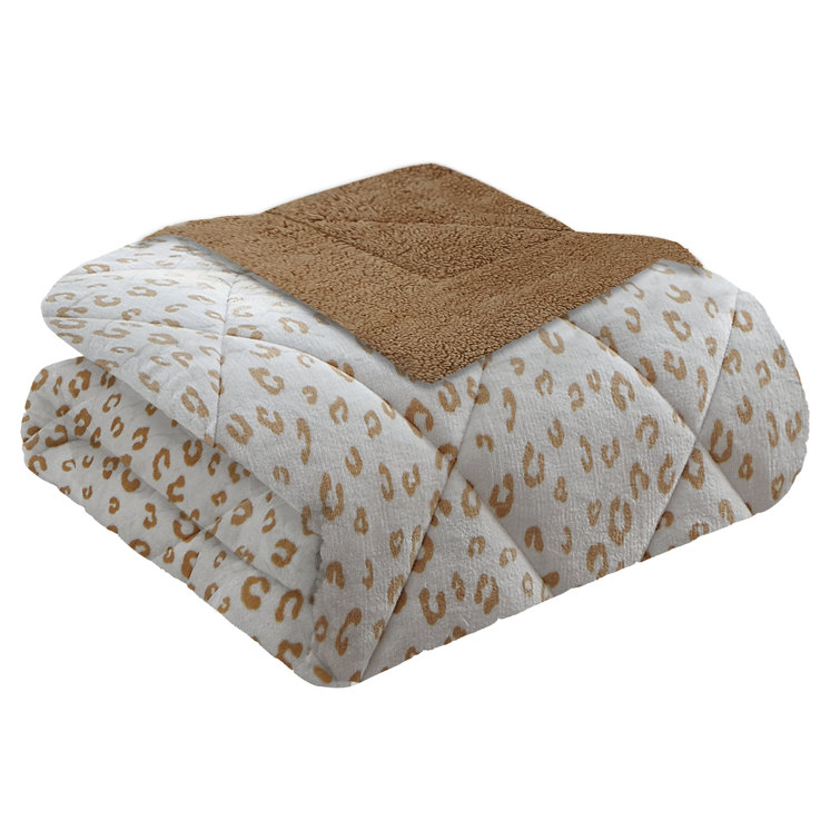 Juicy Couture Monica Leopard Reversible Comforter Sets