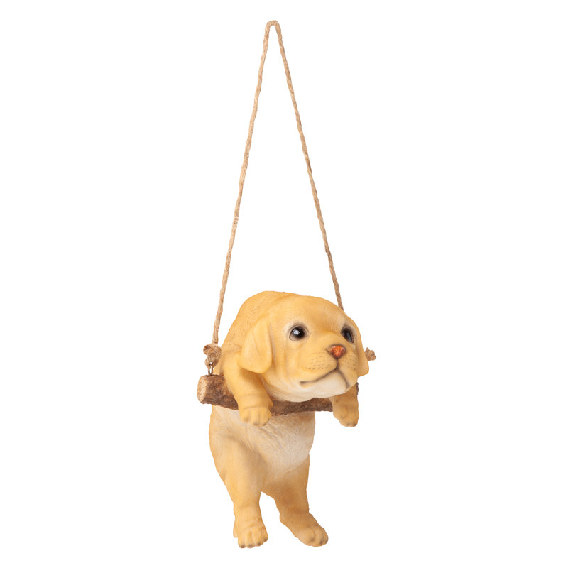 Polyresin Animals Wall Decor, Yellow