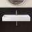 Chloe 32'' Wall Mounted Bathroom Sink Solid Surface Bathroom Vessel Sink