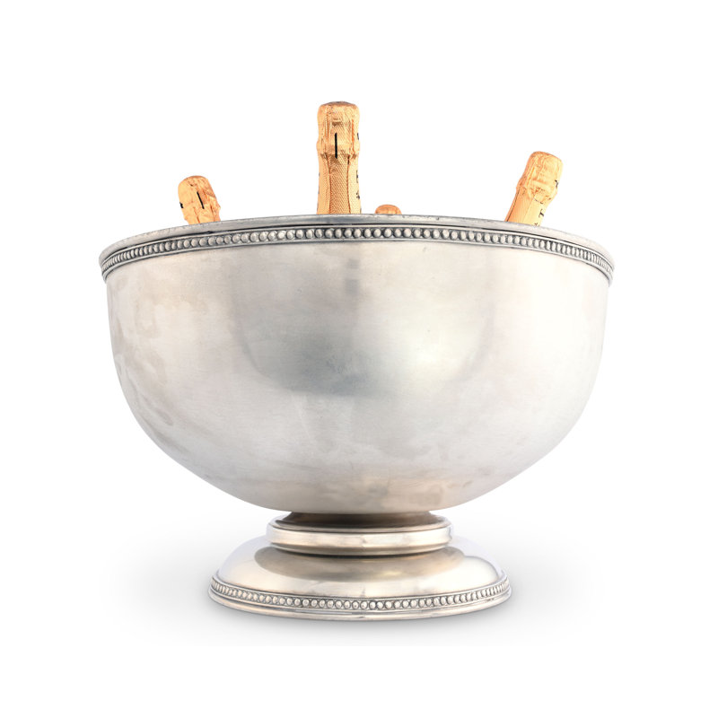 Medici Living Pewter Punch Bowl