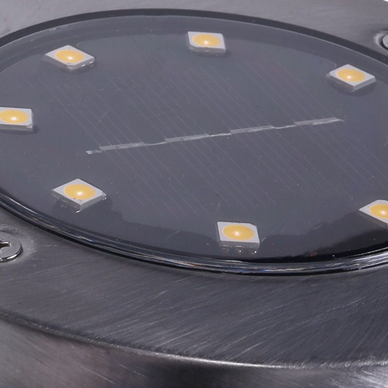 Ensemble de lumières DEL noires à basse tension intégrées à énergie solaire