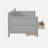 Doubler bed with two storage drawers-918488069