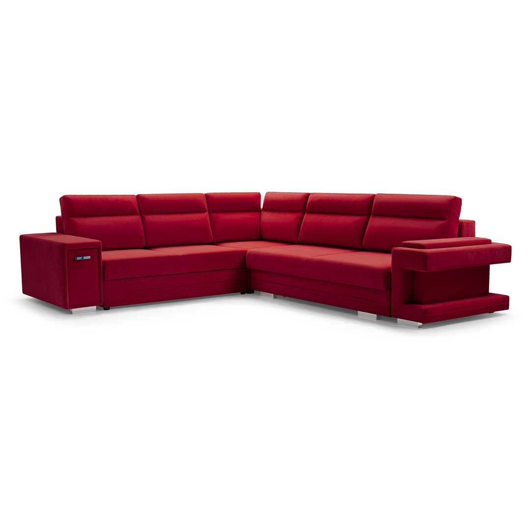 Ecksofa Alishia mit Bettfunktion