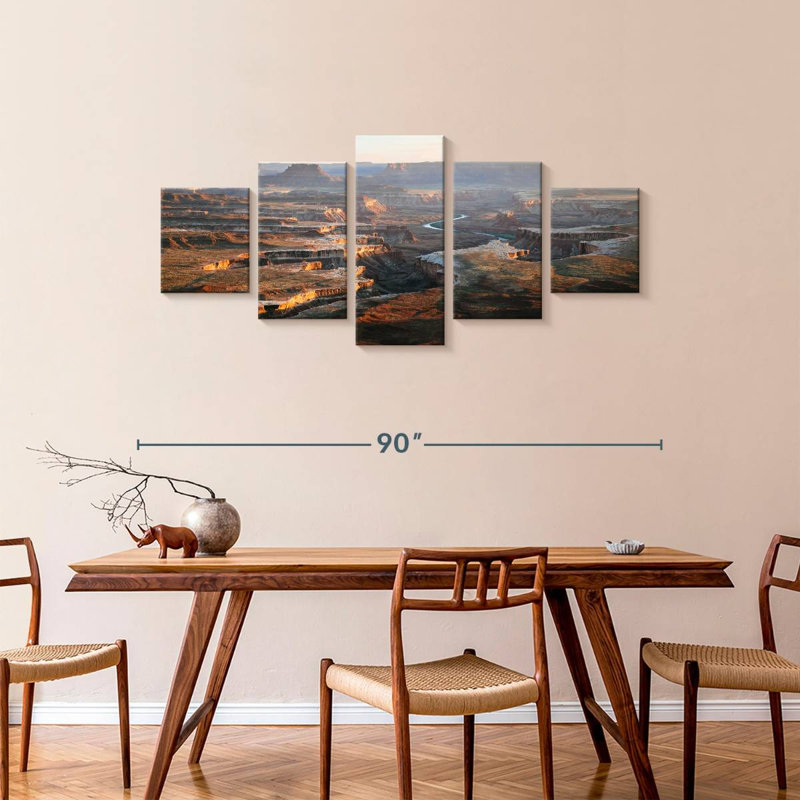 Great River, 36" H x 80" W