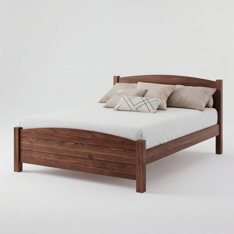 Cadre de lit Anakin, 85" x 85", Bois espresso