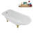 62" Streamline Clawfoot Tub,Tray,Drain, Clawfeet-101628985-102218228