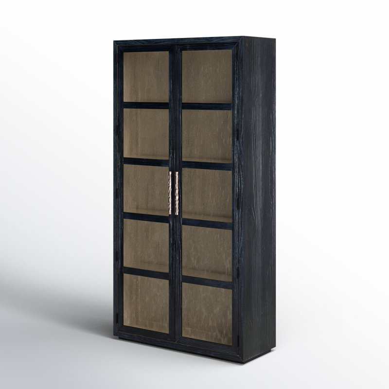 Linville Falls Shou Sugi Ban Curio Cabinet