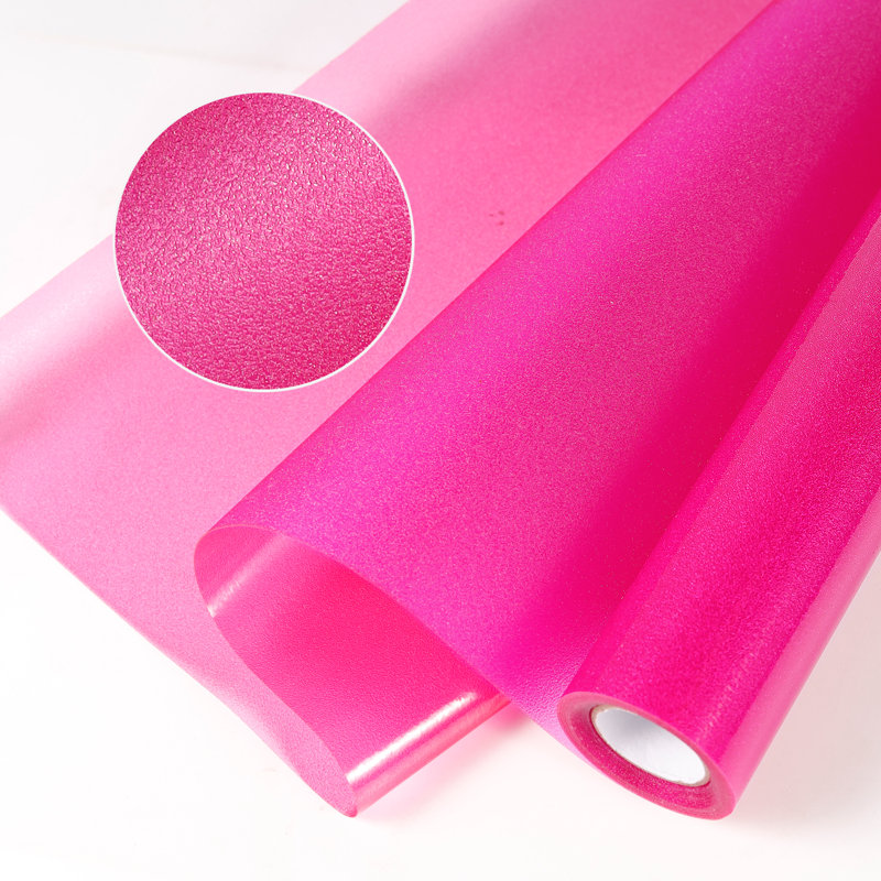 Adhésif décoratif pour fenêtre, 35.4" x 97.5", Rose