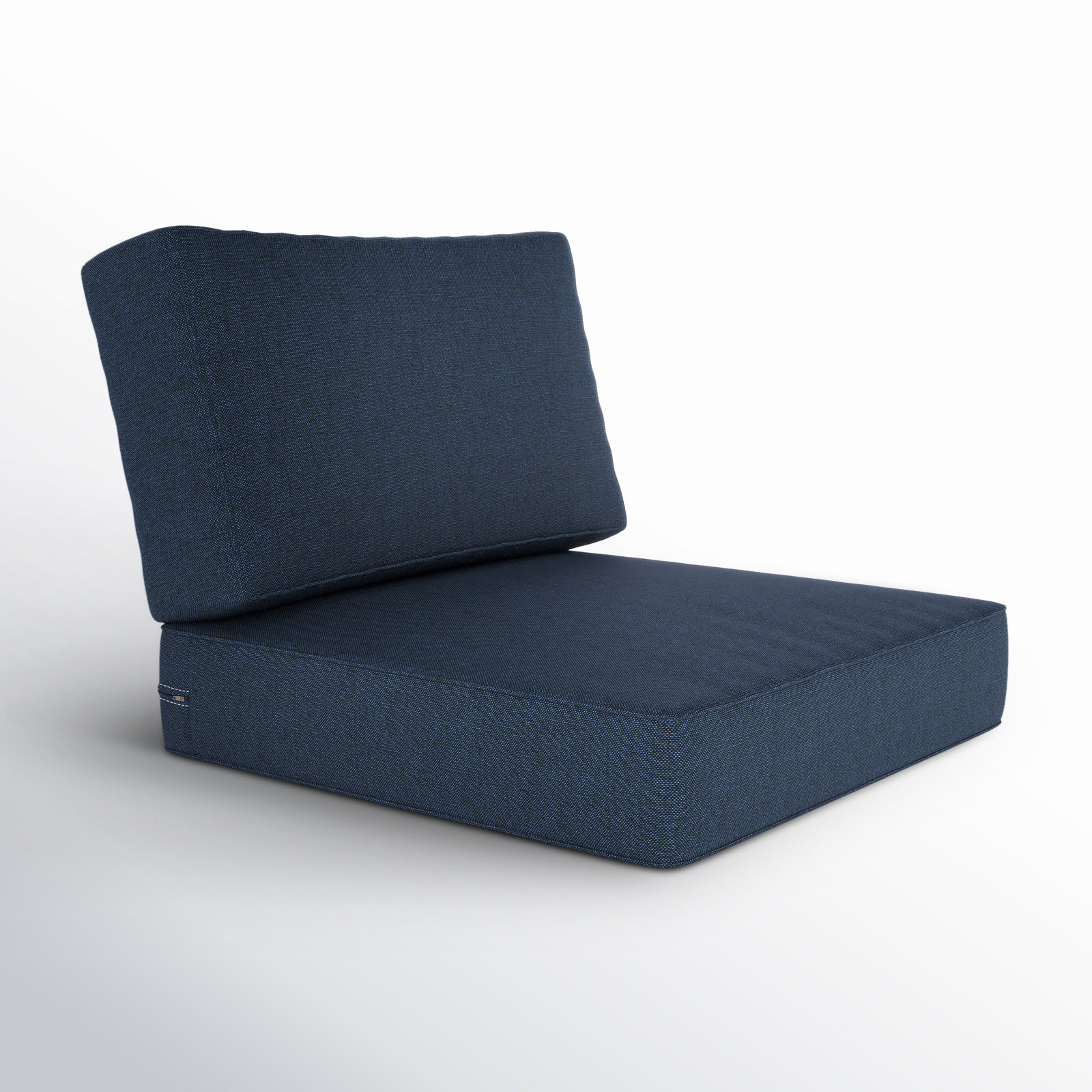 Lani Outdoor Sunbrella Seat/Back Cushion, Spectrum Indigo Sunbrella®