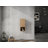 12" Bathroom Side Cabinet,Soft Close Doors,Float Mounting Design,Imitative Oak-156145965