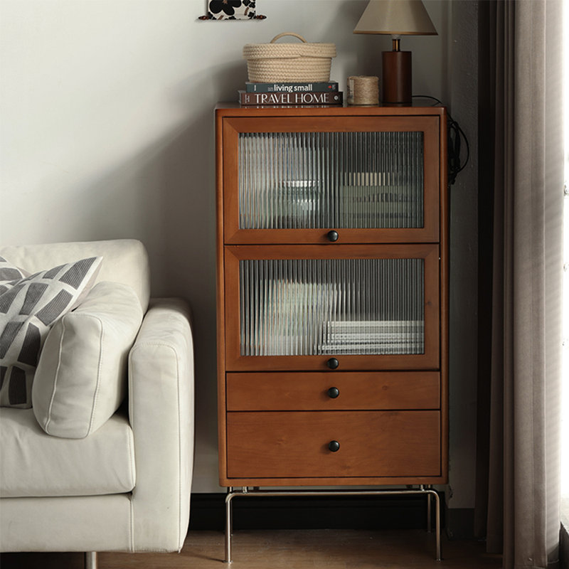 Nordic style vintage bookcase