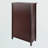 Milan Bookcase with 3 Storage Shelf in Walnut Finish, 42.83" H X 27.84" W X 12.86" D-1131676599