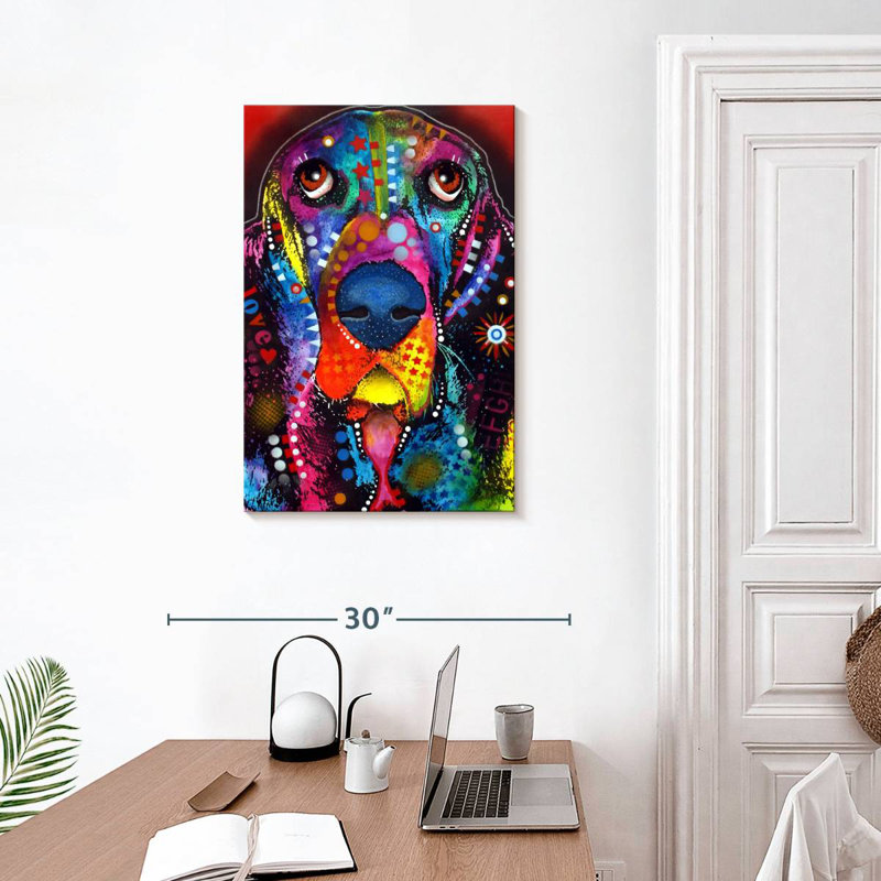 Brampt Basset I, 30" H x 20" W