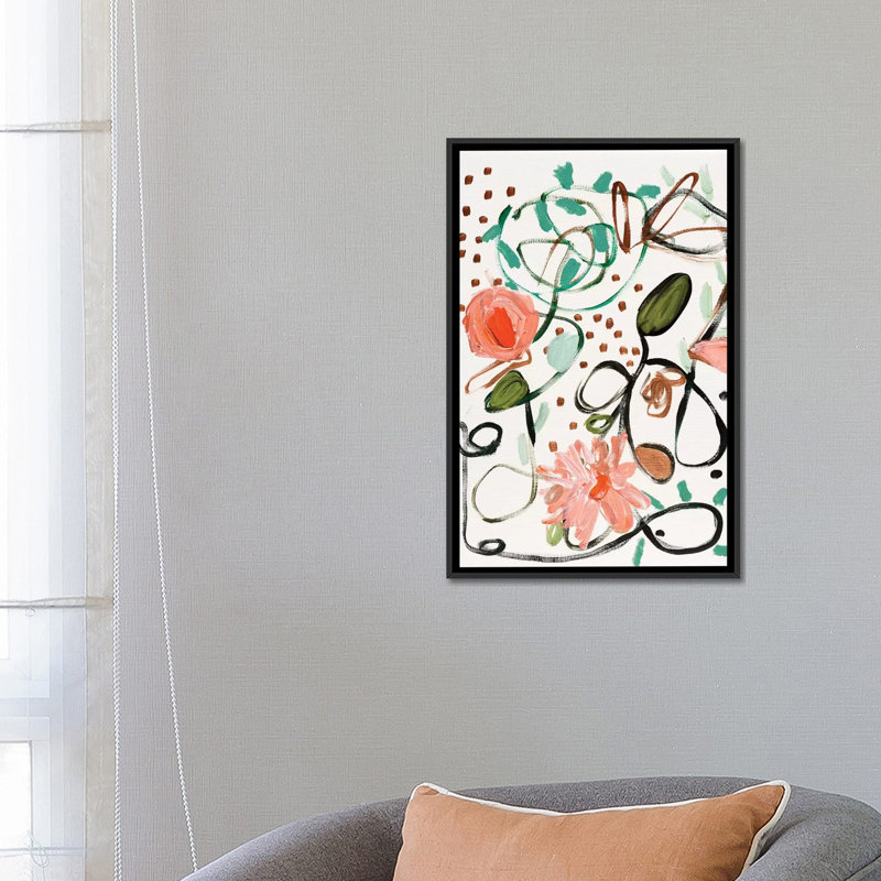 « deborah courage », impression sur toile, H 26 po x l 18 po x P 1,5 po, Toile avec cadre noir, Pas de tapis