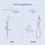 Complete Shower System with Rough-in Valve-62512273-62512275
