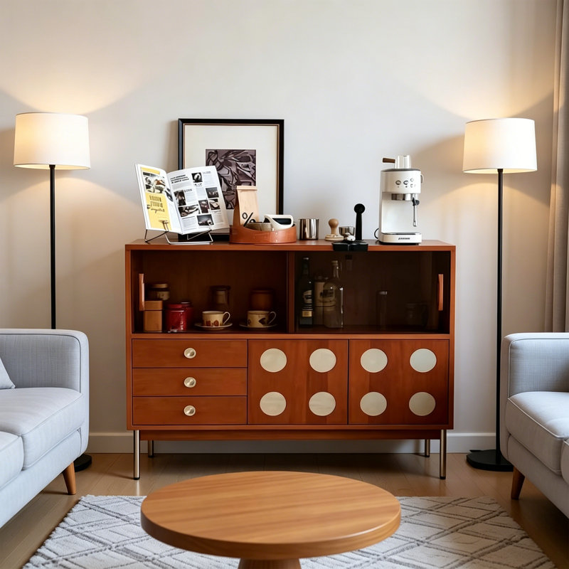 Table buffet médiévale en acier inoxydable Creative, 37.40" H x 55.12" W x 15.75" D