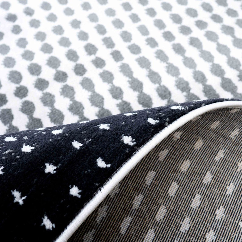 Clarisa Polka Dots Area Rug, Rectangle 80 x 150cm