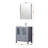 Bath Vanity Ceramic Top, Faucet Set, and Mirror