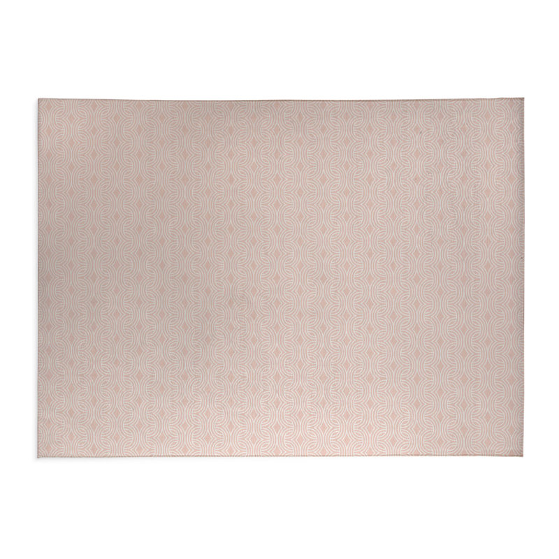 Tapis de bureau léger Child Lock, L 7 pi x L 5 pi, Rose