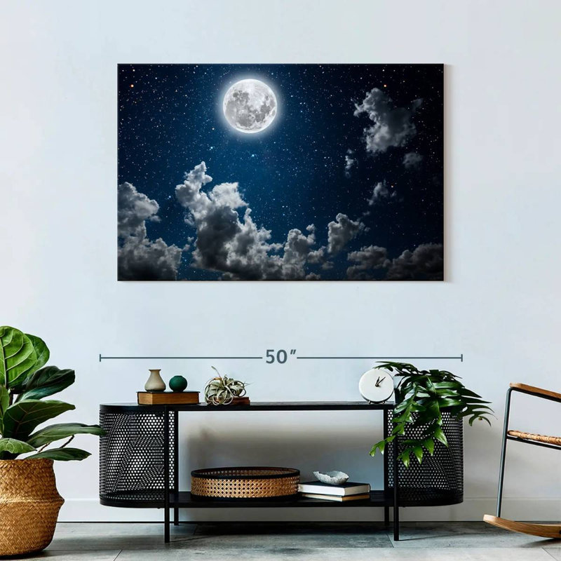 Oberle Moonlit Starry Sky, 30'' H x 45'' W