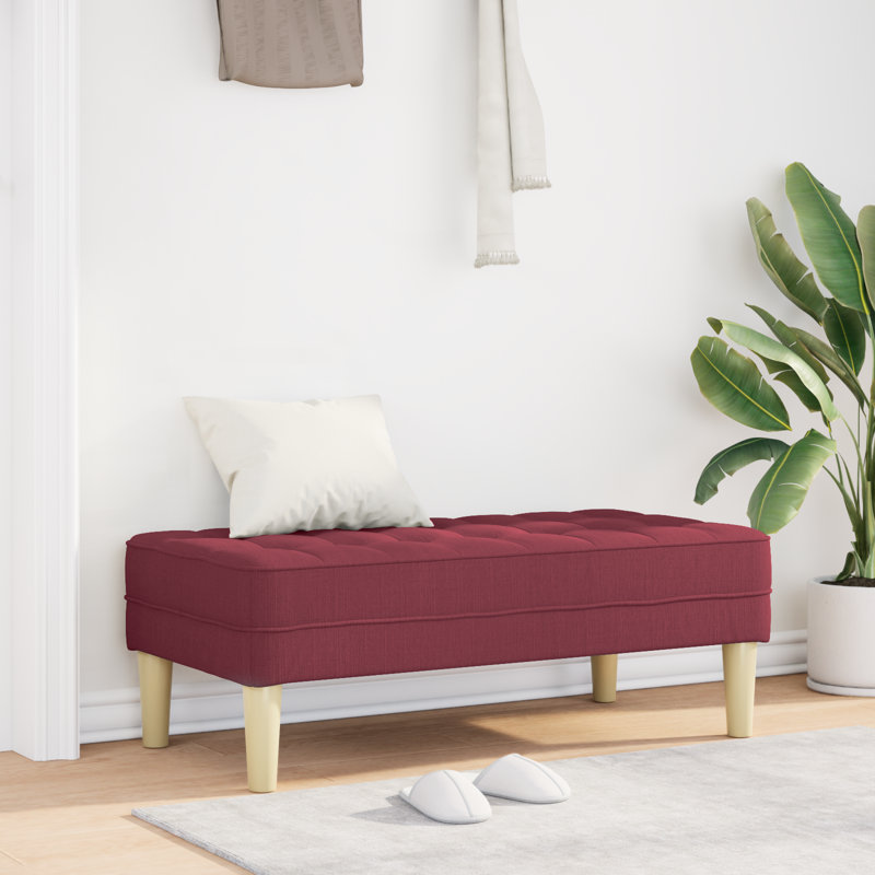 Fabric Bench, Wine Red