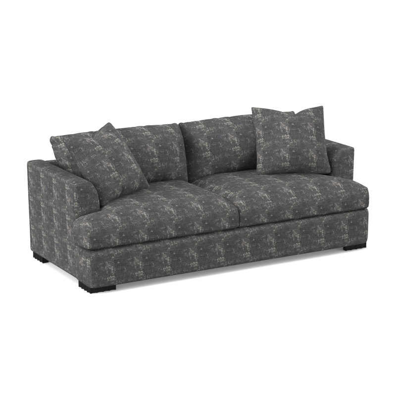 Lucia Sofa, Espresso, Elise Harbor 100% Polyester