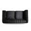 Causeuse Channel-Stitched