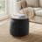 Burchard 19” Modern Storage Ottoman with Swivel Base and No Assembly Needed-511174667