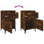 Figaro 40cm W Manufactured Wood,Metal Bedside Table