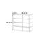 Commode de rangement de style moderne