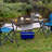 Rectangular Metal Outdoor Folding Picnic Table-74341224