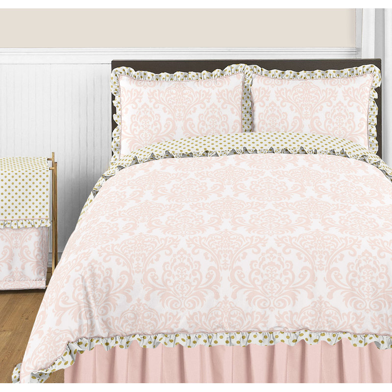 Amelia Microfiber Reversible Comforter Set, Full/Queen