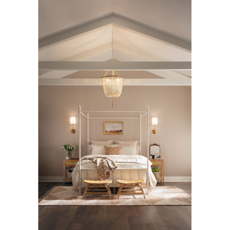Lakesha 3 - Light Dimmable Empire Chandelier, Cream