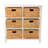 Moise Solid Wood 6 - Drawer Storage Cabinet-2099922213