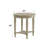 Avarey Traditional 24"Dia Round 1-Shelf End Table with Scalloped Top-424637849