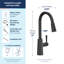 Robinet de cuisine MOE Riley-86854543