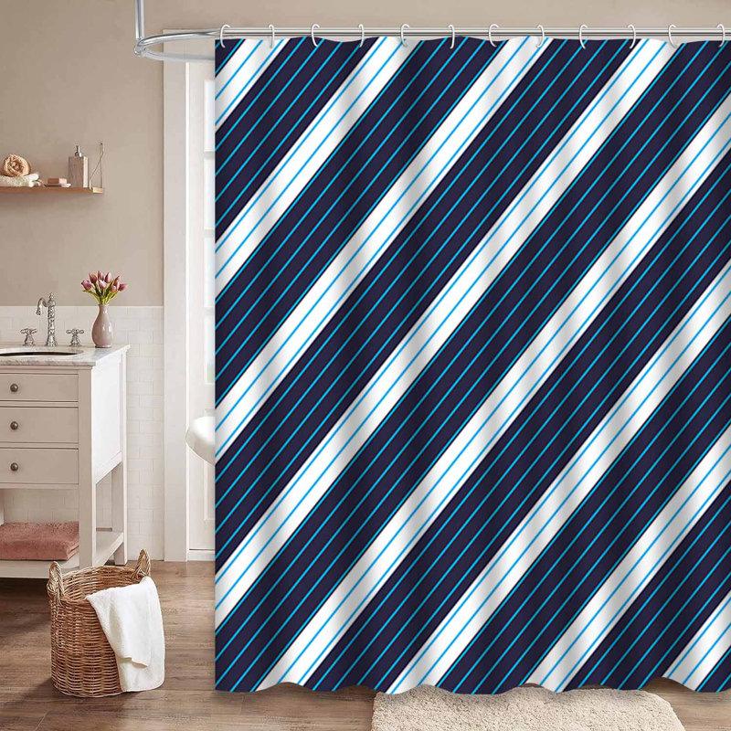 Rideau de douche Lines Minimal, L 72 po x l 84 po