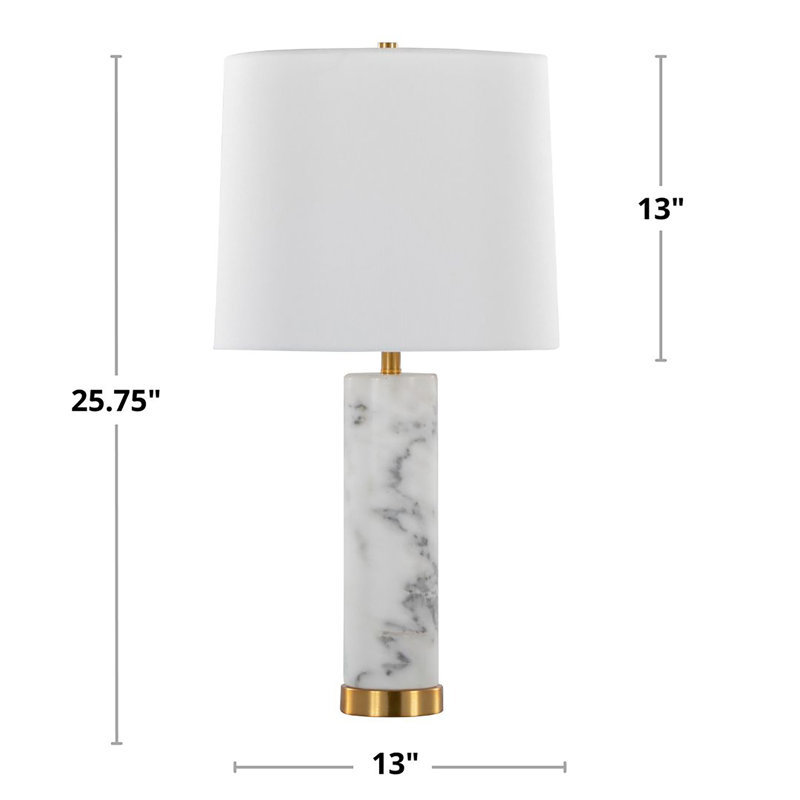 Ensemble de 2 lampes de table 26 po Marbella
