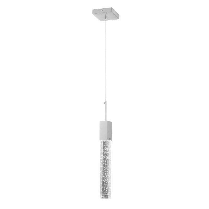 Luminaire suspendu carré à 1 lumière Homan