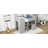 Modern Loft Bed With Wardrobe And Desk, Sturdy Construction And Space-Saving Design-123857023