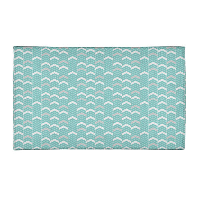 Chenille Chevron Indoor Rug