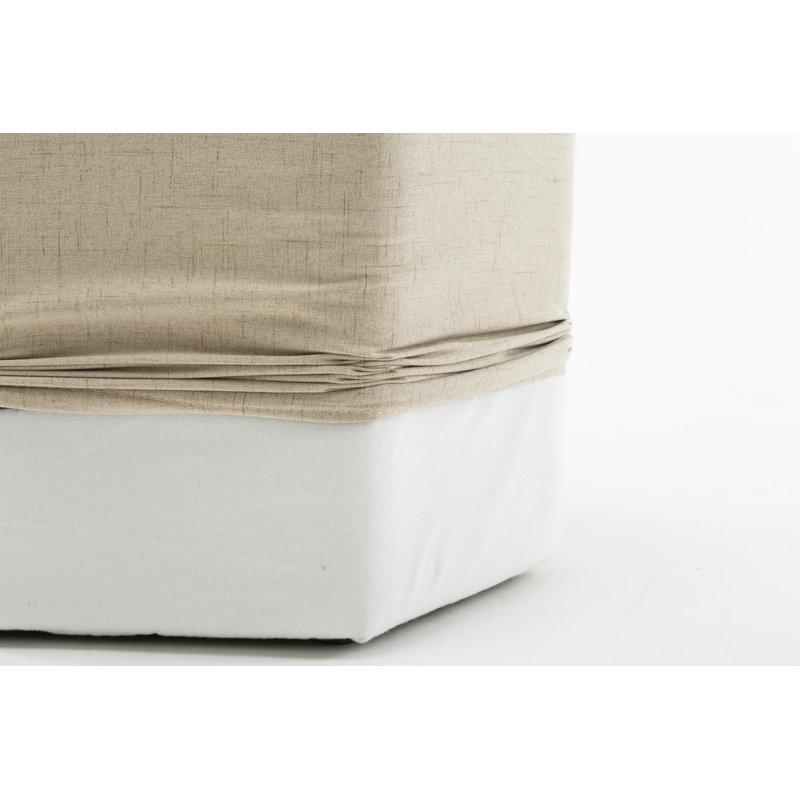 Repose-pieds standard de 17,7 po de largeur Atdhe, Beige